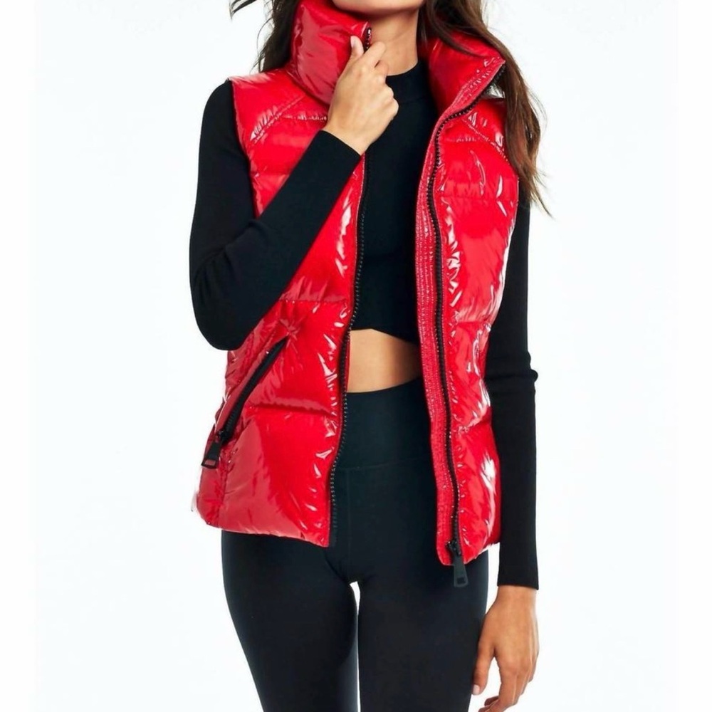 SAM New York “Freedom” Vest in Red Salsa - Size L